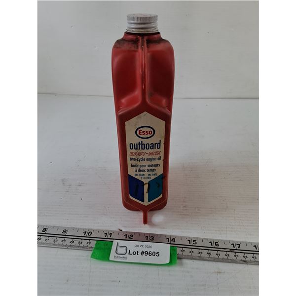 Esso Outboard Easy-Mix Two Cycle Engine Oil No Shipping