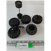 Image 3 : (7) Assorted Plastic Toy Tires As-Is