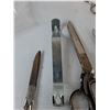 Image 5 : (10+) Assorted Shears & Scissors, (1) Cornering Tool All As-Is