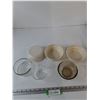 Image 1 : (3) Food Container Bowls, Arcoroc, Pyrex, (3) Anchor Locking Foodkeepers