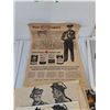 Image 3 : Photocopied & Printed Oil Company Advertisements