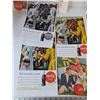 Image 5 : Assorted Printed/Photocopies and Real Coca-Cola Paper Advertisements All As-Is