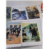 Image 3 : Assorted Printed/Photocopied Western Artwork, Elvis, Roy Rogers & Dale Evans Ads