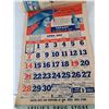 Image 3 : Leslie's Drug Store Calender 1957 As-Is