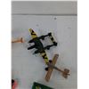 Image 6 : Assorted Toy Cars, Helicopters, (2) Planes, (1) Train Car, Maisto, Hot Wheels, Matchbox