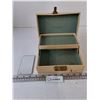 Image 1 : Two-Tiered Jewerly/Trinket Storage Box with Small Mirror