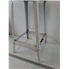 Image 3 : *20 3/4" Tall White Painted Metal Stool No Shipping
