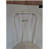 Image 4 : *White Painted Metal Chair No Shipping
