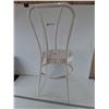 Image 8 : *White Painted Metal Chair No Shipping