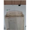 Image 3 : *White Painted Wooden Wall Mounted Cupboard No Shipping