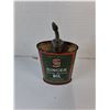 Image 3 : (2) Singer Oil Tins,Antique Pocket Spring Balance