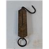 Image 5 : (2) Singer Oil Tins,Antique Pocket Spring Balance