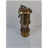Image 2 : Brass Replica of a Miner's Lamp