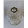 Image 5 : (4) Antique Clear Glass Oil Lamps-no chimneys
