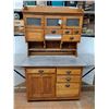 Image 2 : *Vintage Wooden Hoosier Kitchen Cabinet On Wheeels 72"x26"x72" ( cannot ship)