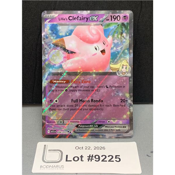 Pokemon - Lillie's Clefairy ex Holo Card Mint Authentic