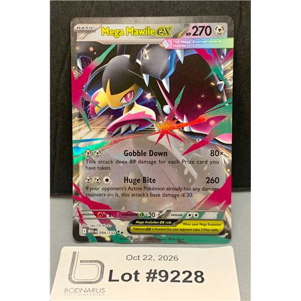 Pokemon - Mega Mawile ex Holo Card Mint Authentic