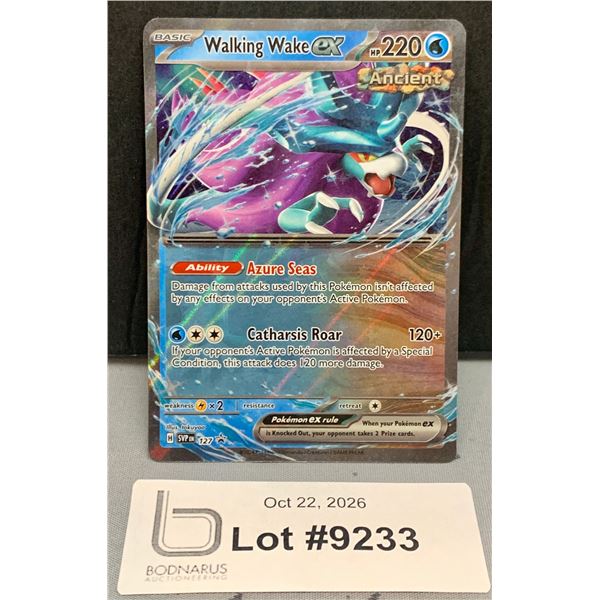 Pokemon - Walking Wake ex Holo Card Mint Authentic