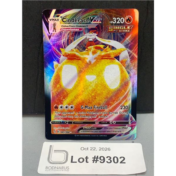 Pokemon - Cinderace VMAX Full Art Holo Card Mint Authenticity Not Guraranteed