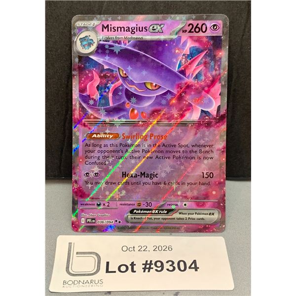 Pokemon - Mismagius ex Holo Card Mint Authentic