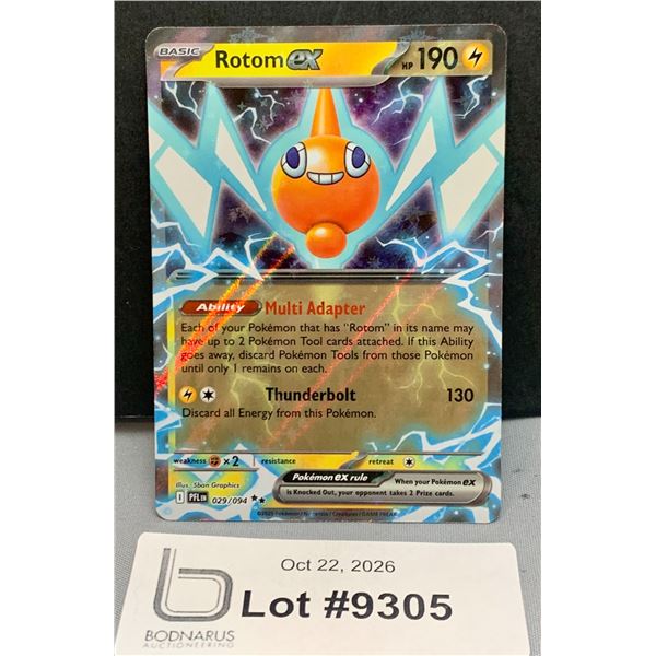Pokemon - Rotom ex Holo Card Mint Authentic