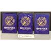 Image 2 : (3) ONE PIECE - 2 x Gold Foil & 1 x Regular Cards Mint Authentic