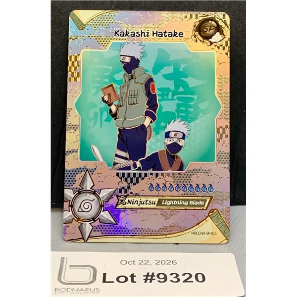 NARUTO Ultra Rare 2026 - Kashi Hatake Ninja Age Gold Textured Foil Thick Card Stock MINT AUTHENTIC