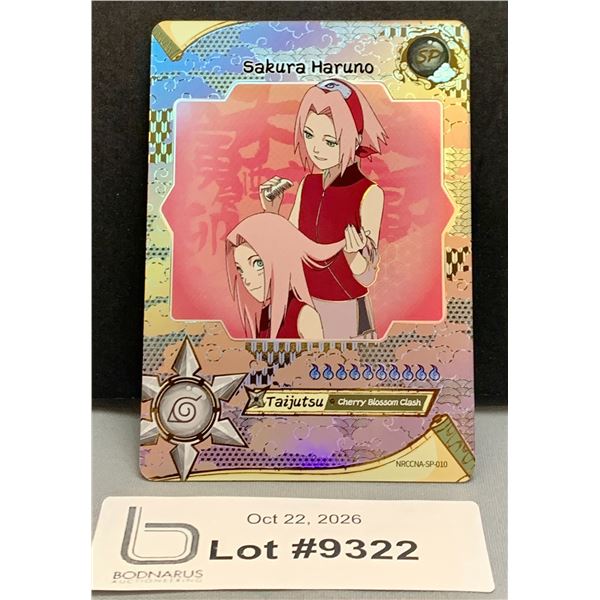 NARUTO Ultra Rare 2026 - Sakura Haruno Ninja Age Gold Textured Foil Thick Card Stock MINT AUTHENTIC