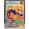 Image 2 : NARUTO Ultra Rare 2026 - Naruto Uzumaki Ninja Age Gold Textured Foil Thick Card Stock MINT AUTHENTIC