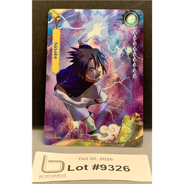 NARUTO Ultra Rare 2026 - SASUKE Ninja Age Gold Textured Foil PROMO Thick Card Stock MINT AUTHENTIC