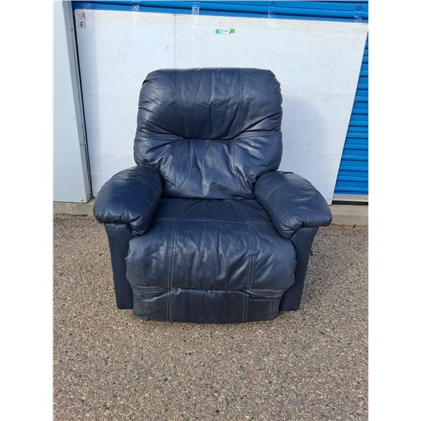 ~Leather-Look Manual Reclining Chair (40x40x40"), Pickup Only