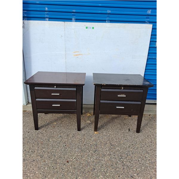 ~ (2) Nightstands (26x26.25x18.5") - As Is, Pickup Only