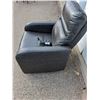 Image 3 : ~Leather-Look Automatic Reclining Chair (32x38x40") - Untested, Pickup Only