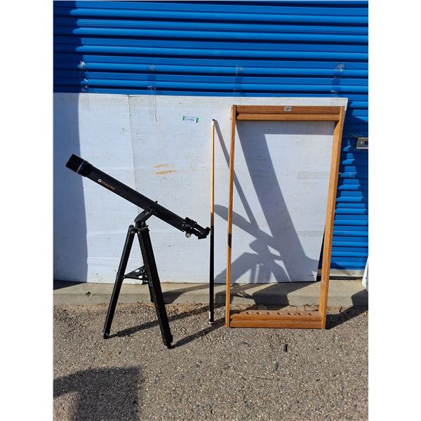 ~Dufferin Pool Cue Rack   (1) Cue - Telescope - Fuctional - As Is, Pickup Only