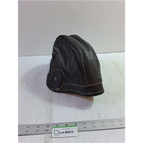 Leather Motorcycle Hat