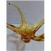 Image 2 : MCM Amber Glass Centerpiece/Sculpture