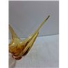 Image 3 : MCM Amber Glass Centerpiece/Sculpture