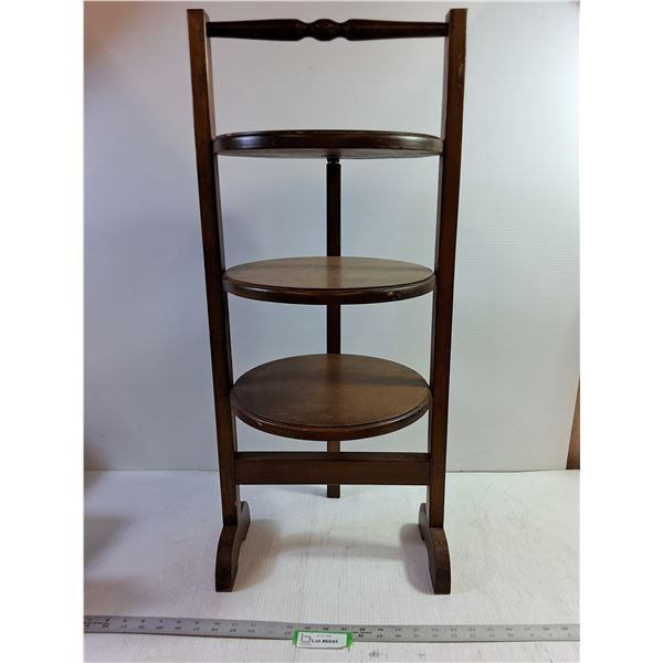 3 Tiered Folding Shelf, Pickup Only