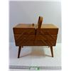 Image 1 : Vintage Sewing Kit Storage Stand, Pickup Preferred