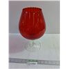 Image 1 : Large Red Glass Vase