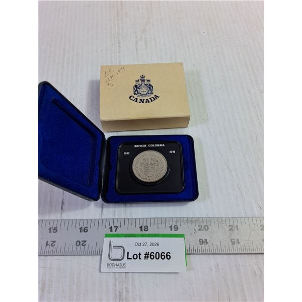 ^BC Dollar Coin - 1871-1971