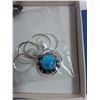 Image 3 : ^Matching Earring and Necklace Set - Marked .925