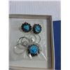 Image 4 : ^Matching Earring and Necklace Set - Marked .925