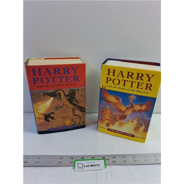 Harry Potter Books - Goblet of Fire, Order of the Phoenix
