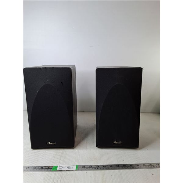 Mirage FRX Series Bookshelf Speakers 10"x8"x14" (cannot ship)