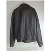 Image 4 : * Trimark Men's Large Black Leather Jacket