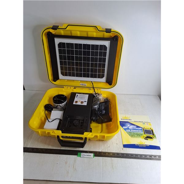 My Sunshine Box SB1 Portable Lighting & Charging Kit - Untested, As is
