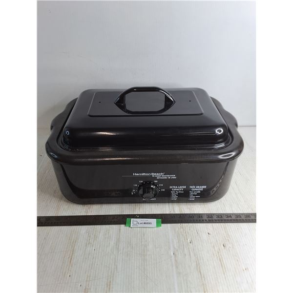Hamilton Beach18 Quart Roaster Oven - Untested - 23x16x11" - Pickup Preferred