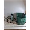 Image 1 : 22x15x16" Storage Bin, Keurig Machine - Powers On, Assorted Cook Pots & Kettles - Cannot Ship