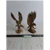 Image 1 : (2) Brass Eagle Ornaments